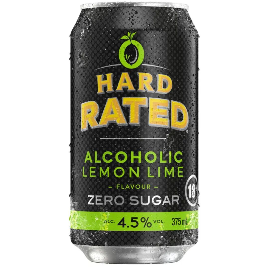 Hard Rated Zero Lemon Lime 375ml