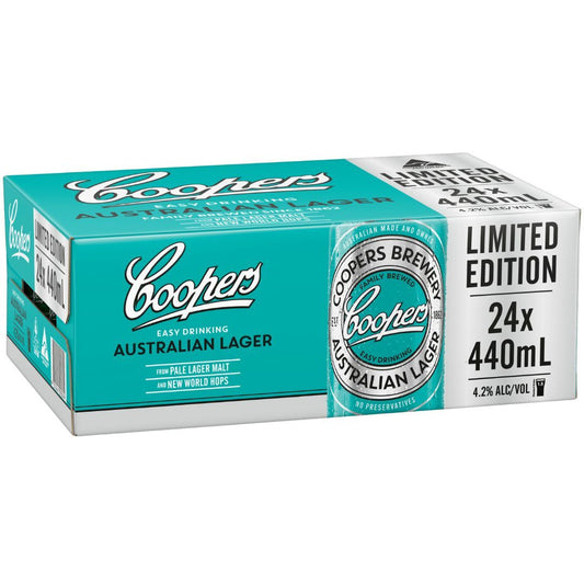 Coopers Australian Lager Can 440ml