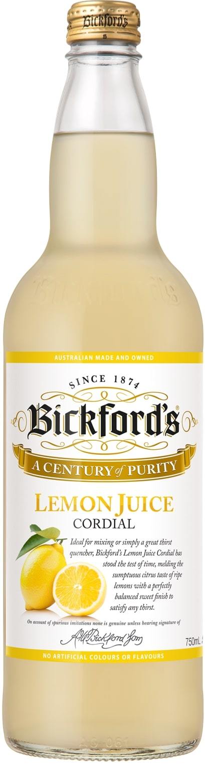 Bickfords Lemon Cordial 750ml