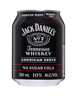 Jack Daniel Amer 10% & Zero 250ml