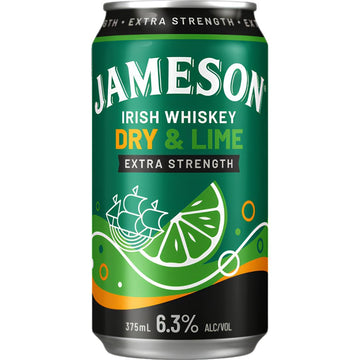 Jameson & Dry Lime 6.3% 375ml 12pk