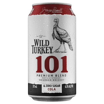 Wild Turkey 101 B&C Zero Can 375ml