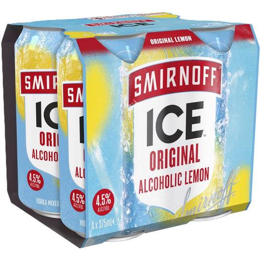 Smirnoff Ice Lemon 4.5% Can 375ml