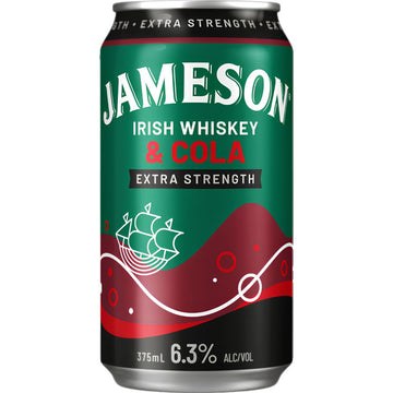 Jameson & Raw Cola 6.3% 375ml CAN