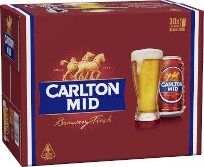 Carlton Mid Strength Cans 375ml