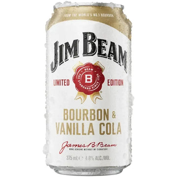 Jim Beam White & Vanilla Can 375ml