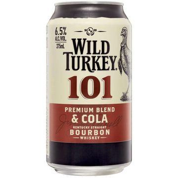 Wild Turkey 101 Cola Can 375ml