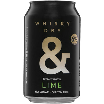 Ampersand Whisky Dry Lime 6% 330ml