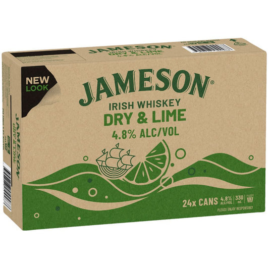 Jameson & Dry Lime 4.8% Can 330ml