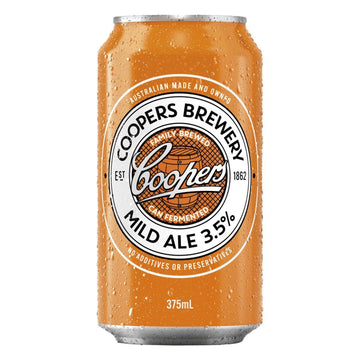Coopers Mild Ale Cans 375ml
