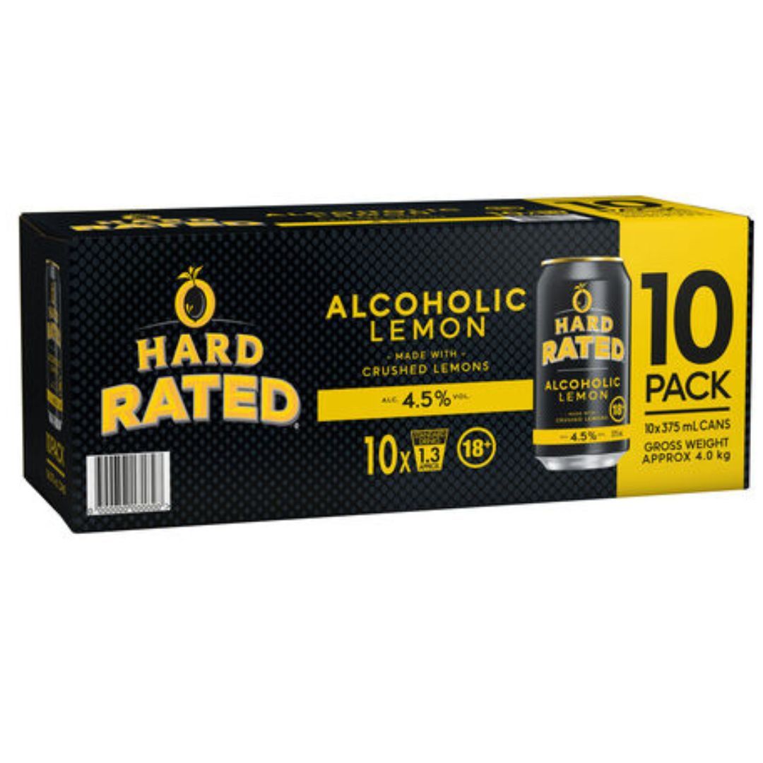 Hard Rated (Solo) 4.5% Can 375ml 10PK