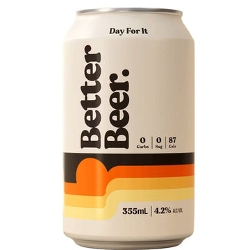 Better Beer Zero Carb Lager Can 355ml