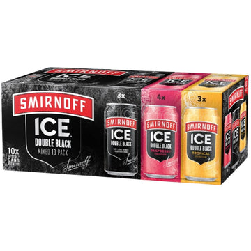 Smirnoff Double Black MIXED 375ml 10PK