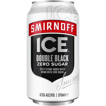 Smirnoff Double Black Zero 375ml
