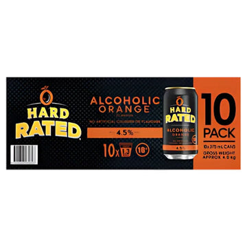 Hard Rated Orange Can 375ml 10PK
