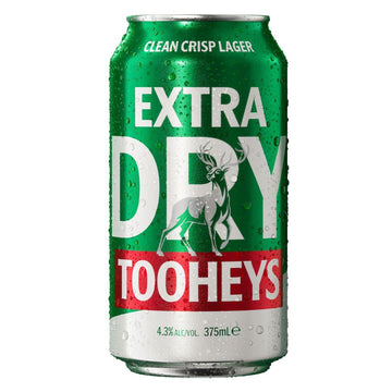 Tooheys Extra Dry Can 375ml