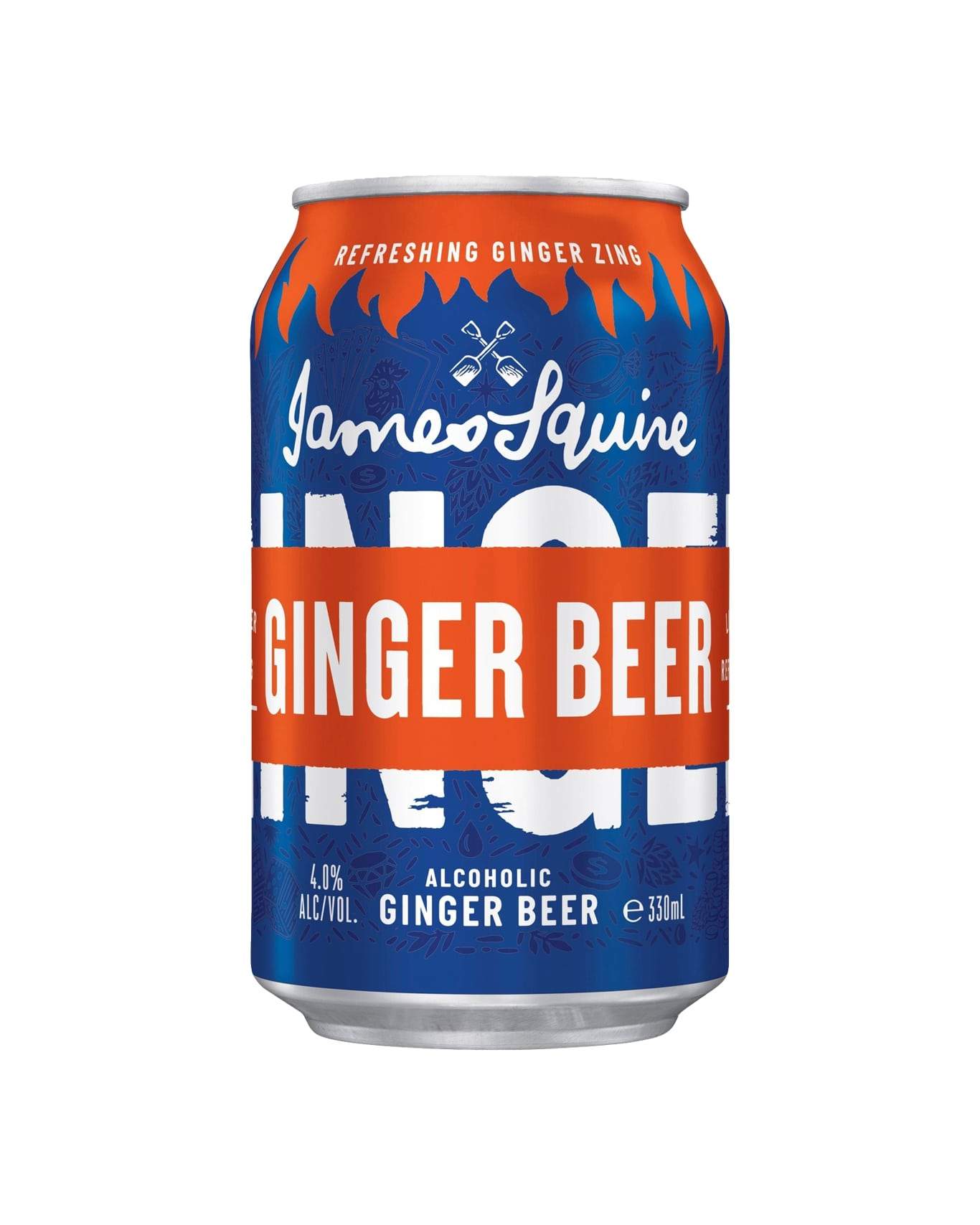 James Squire Ginger Beer 330ml 10PK