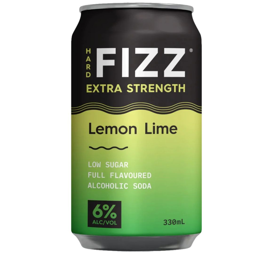 Hard Fizz Lemon Lime Seltzer 330ml