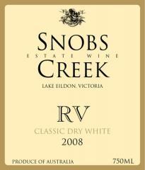 Snobs Creek Classic Dry White 750ml