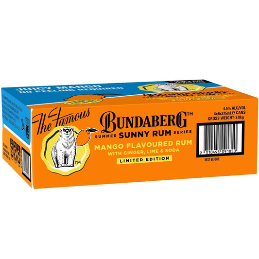 Bundaberg Sunny Mango Can 375ml