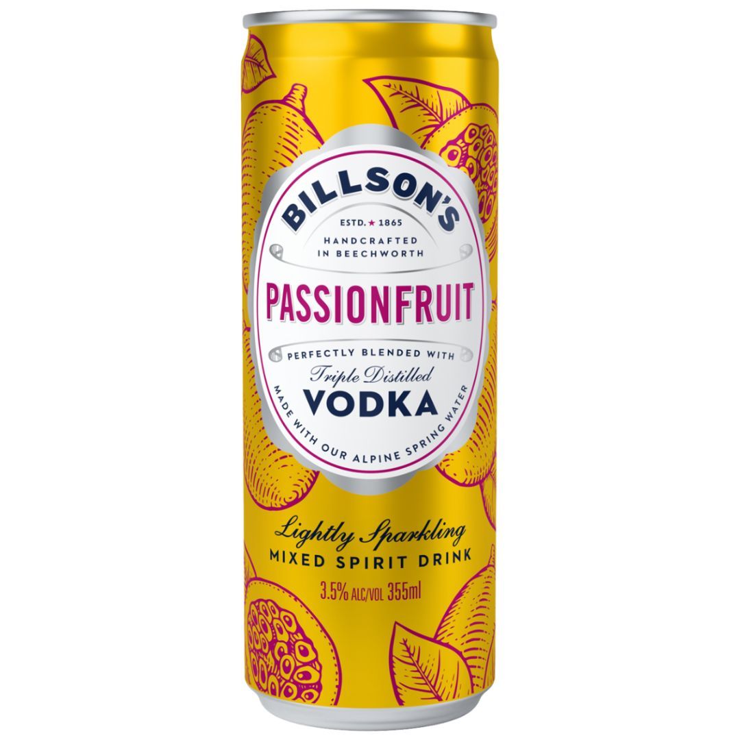 Billsons Vodka & Passionfruit 355ml