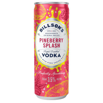 Billsons Vodka & Pineberry Splash 355ml