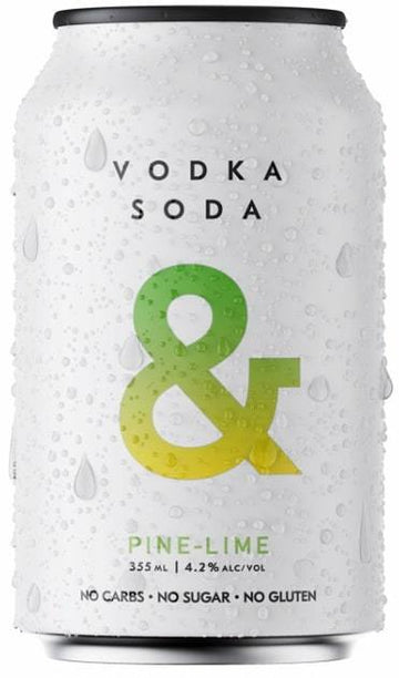Ampersand Vodka Soda Pine Lime 4.2% 330m