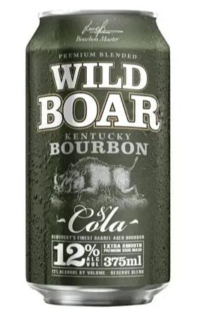 Wild Boar Bourbon & Cola 12% 375ml