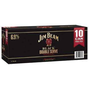 Jim Beam BLACK DBS Can 6.9% 10PK