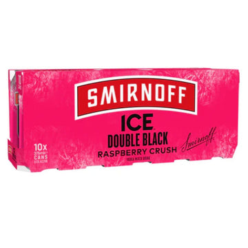 Smirnoff Double Black Raspberry 375ml 10