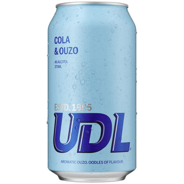 UDL Ouzo & Cola Can 375ml