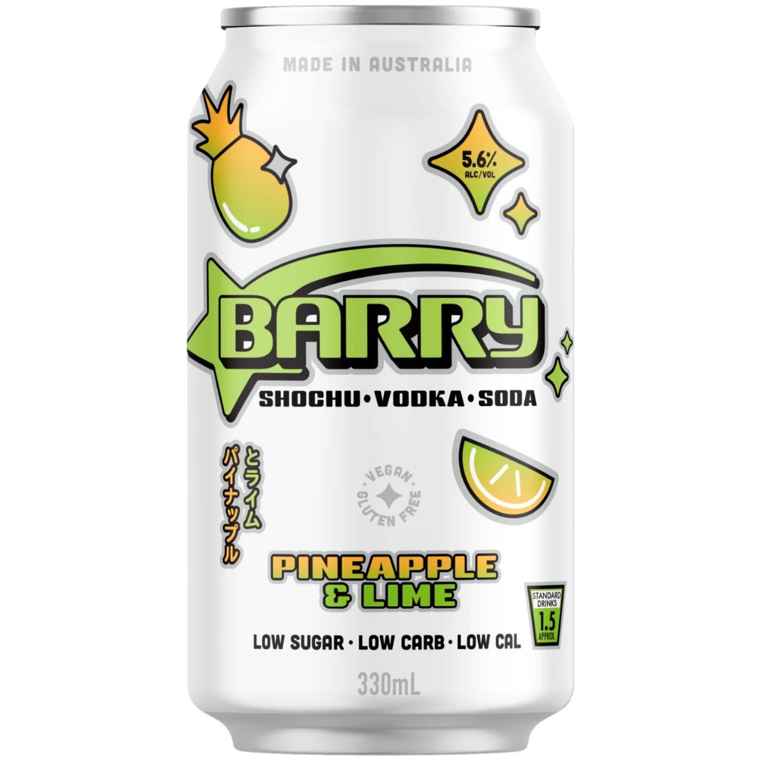 Barry Pineapple Lime 330ml