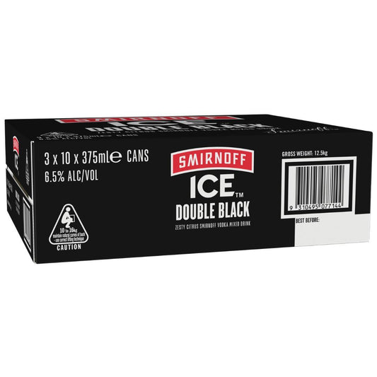 Smirnoff Double Black Can 375ml