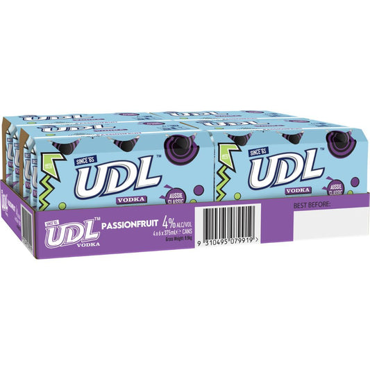 UDL Vodka & Passionfruit 375ml