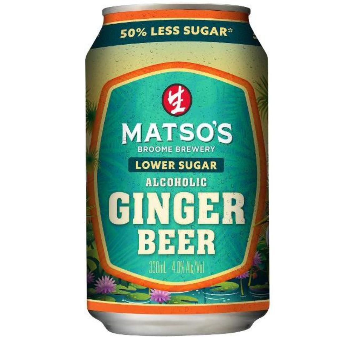 Matsos Low Sugar Ginger Beer 330ml