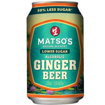 Matsos Low Sugar Ginger Beer 330ml
