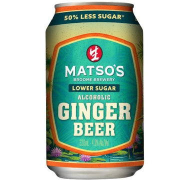 Matsos Low Sugar Ginger Beer 330ml
