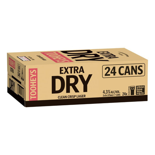Tooheys Extra Dry Can 375ml