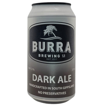 Burra Brewing Dark Ale Can 375ml