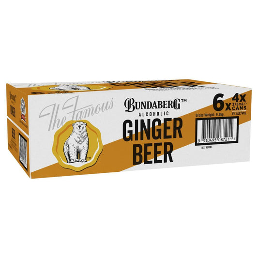 Bundaberg Alcoholic Ginger Beer 375ml