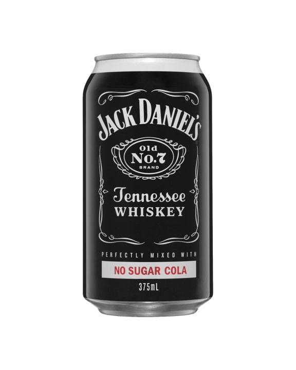 Jack Daniels & Zero Cans 375ml