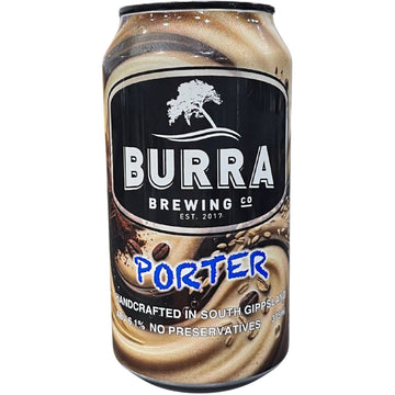 Burra Brewing Porter Can 375ml